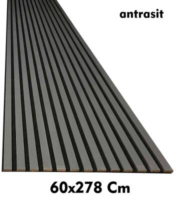 Akustik Esnek Keçeli Dekoratif Panel-Antrasit - 1