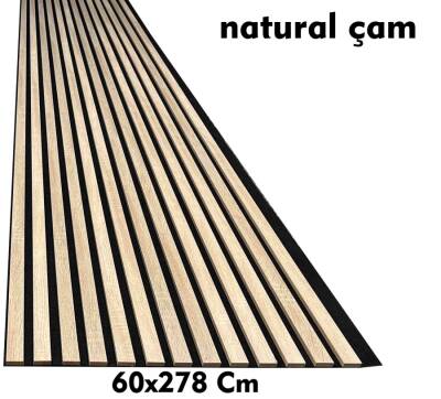 Akustik Esnek Keçeli Dekoratif Panel-Natural Çam - 1