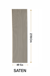 Akustik Esnek Keçeli Panel 60x278-Saten - DEKORCUM
