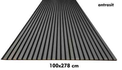 Akustik Esnek Keçeli Panel-Antrasit - 1