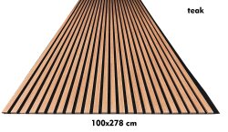 Akustik Esnek Keçeli Panel-Teak - DEKORCUM