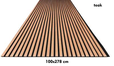 Akustik Esnek Keçeli Panel-Teak - 1