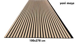 Akustik Esnek Keçeli Panel-Yeni Meşe - DEKORCUM