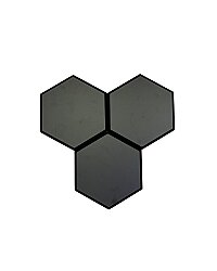 Altıgen Akustik Duvar Paneli - Antrasit - 2