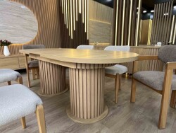 Bohem Çıtalı Sabit Yemek Masası - DEKORCUM