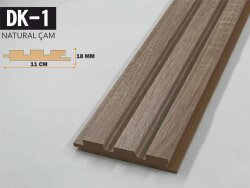 DK-1 Mdf Lambri Duvar Paneli 11cmx278cm-NATURAL ARİZONA ÇAM - DEKORCUM