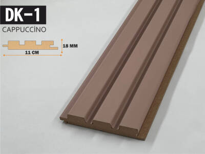 DK-1 Mdf Lambri Duvar Paneli 11cmx278cm-CAPPUCCİNO - 1