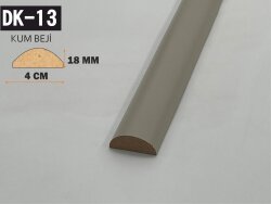 DK-13 Oval Dekoratif Mdf Duvar Çıtası 4cmx278cm-KUM BEJİ - DEKORCUM