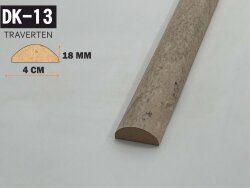 DK-13 Oval Dekoratif Mdf Duvar Çıtası 4cmx278cm-TRAVERTEN - DEKORCUM