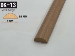 DK-13 Oval Dekoratif Mdf Duvar Çıtası 4cmx278cm-YENİ MEŞE - DEKORCUM