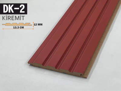 DK-2 Mdf Lambri Duvar Paneli 13.3cmx278cm-KİREMİT - 1