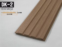 DK-2 Mdf Lambri Duvar Paneli 13.3cmx278cm-YENİ MEŞE - DEKORCUM