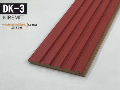 DK-3 Mdf Lambri Duvar Paneli 13.3cmx278cm-KİREMİT - 1