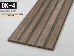 DK-4 Mdf Lambri Duvar Paneli 17.3cmx278cm-NATURAL ÇAM - DEKORCUM
