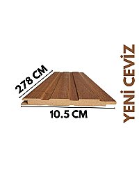DK-4 Mdf Lambri Duvar Paneli-YENİ CEVİZ - 2