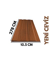 DK-4 Mdf Lambri Duvar Paneli-YENİ CEVİZ - 4