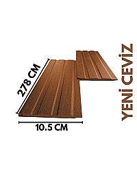 DK-4 Mdf Lambri Duvar Paneli-YENİ CEVİZ - 3