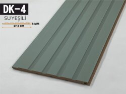 DK-4 Mdf Lambri Duvar Paneli 17.3cmx278cm-SU YEŞİLİ - DEKORCUM
