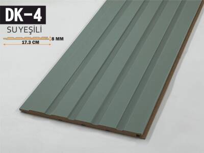 DK-4 Mdf Lambri Duvar Paneli 17.3cmx278cm-SU YEŞİLİ - 1