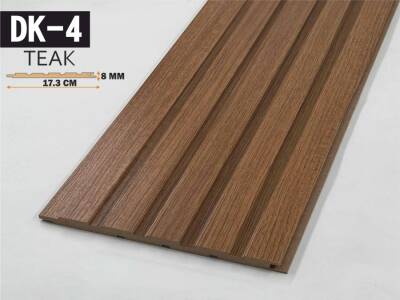 DK-4 Mdf Lambri Duvar Paneli 17.3cmx278cm-TEAK - 1