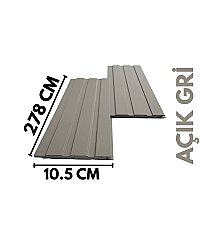 DK-4 Mdf Lambri Duvar Paneli -AÇIK GRİ - 3