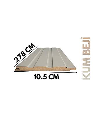 DK-4 Mdf Lambri Duvar Paneli -KUM BEJİ - 2