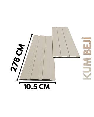 DK-4 Mdf Lambri Duvar Paneli -KUM BEJİ - 3