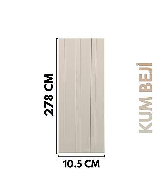 DK-4 Mdf Lambri Duvar Paneli -KUM BEJİ - 1