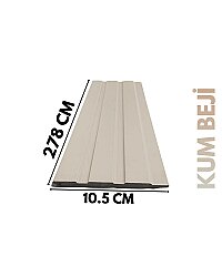 DK-4 Mdf Lambri Duvar Paneli -KUM BEJİ - 4