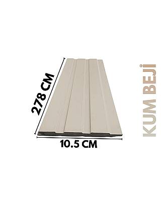 DK-4 Mdf Lambri Duvar Paneli -KUM BEJİ - 4