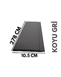 DK-5 Mdf Lambri Duvar Paneli - KOYU GRİ - 4