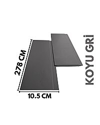 DK-5 Mdf Lambri Duvar Paneli - KOYU GRİ - 3