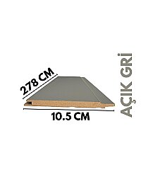 DK-5 Mdf Lambri Duvar Paneli -AÇIK GRİ - 2
