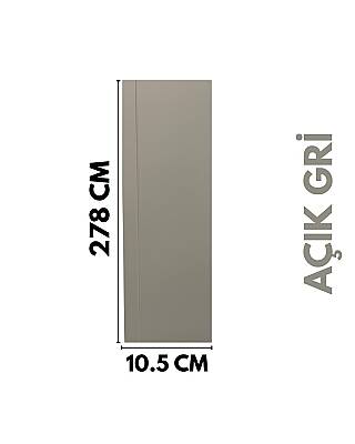 DK-5 Mdf Lambri Duvar Paneli -AÇIK GRİ - 1
