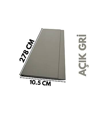 DK-5 Mdf Lambri Duvar Paneli -AÇIK GRİ - 4