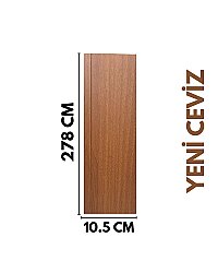 DK-5 Mdf Lambri Duvar Paneli - YENİ CEVİZ - DEKORCUM
