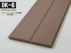 DK-6 Mdf Lambri Duvar Paneli 17.3cmx278cm-CAPPUCCİNO - DEKORCUM