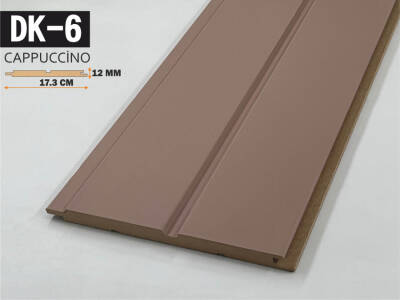 DK-6 Mdf Lambri Duvar Paneli 17.3cmx278cm-CAPPUCCİNO - 1