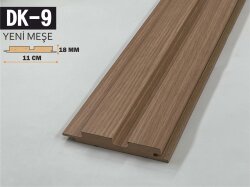 DK-9 Mdf Lambri Duvar Paneli 11cmx278cm-YENİ MEŞE - DEKORCUM