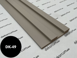 Eko 2.7cm/8mm Çift Çıtalı Ahşap Duvar Lambiri Saten - DEKORCUM