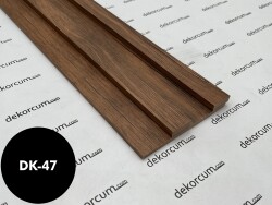 Eko 2.7cm/8mm Çift Çıtalı Ahşap Duvar Lambiri Antik Meşe - DEKORCUM