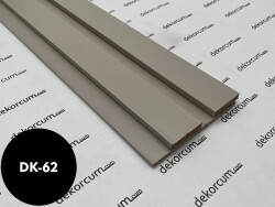 Eko 4cm/8mm Çift Çıtalı Ahşap Duvar Lambiri Saten - DEKORCUM