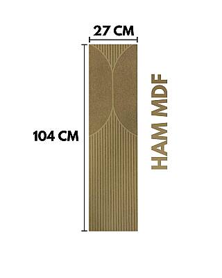 İskandinav MDF Duvar Paneli 27x104 Cm İnce - 1