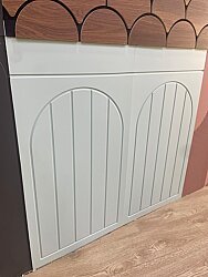 İskandinav MDF Duvar Paneli 55x105 Cm Oval - 2