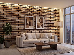 Tuğla Desenli Akustik Duvar Paneli - Karışık - 2