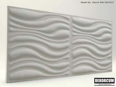 Dalga Desenli-Mat Boyasız 3D Xps Panel - 1
