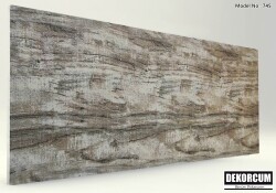 Eskitme Ahşap Desenli Strafor Duvar Paneli - 