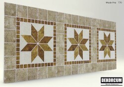 Fayans Desenli Strafor Duvar Paneli - 