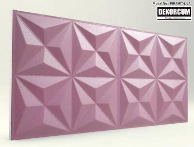 Piramit Desenli-Lila 3D Xps Panel - 1